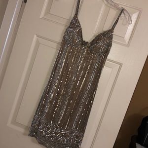 Scala nude sequin dress